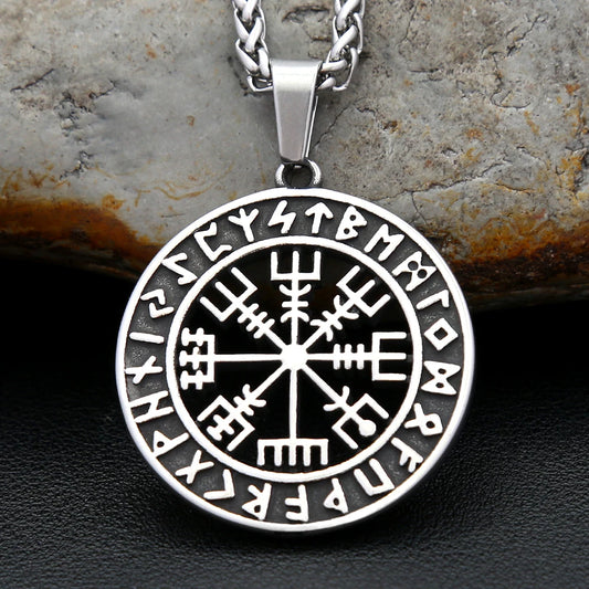 Nordic Viking Amulet Necklace Stainless Steel