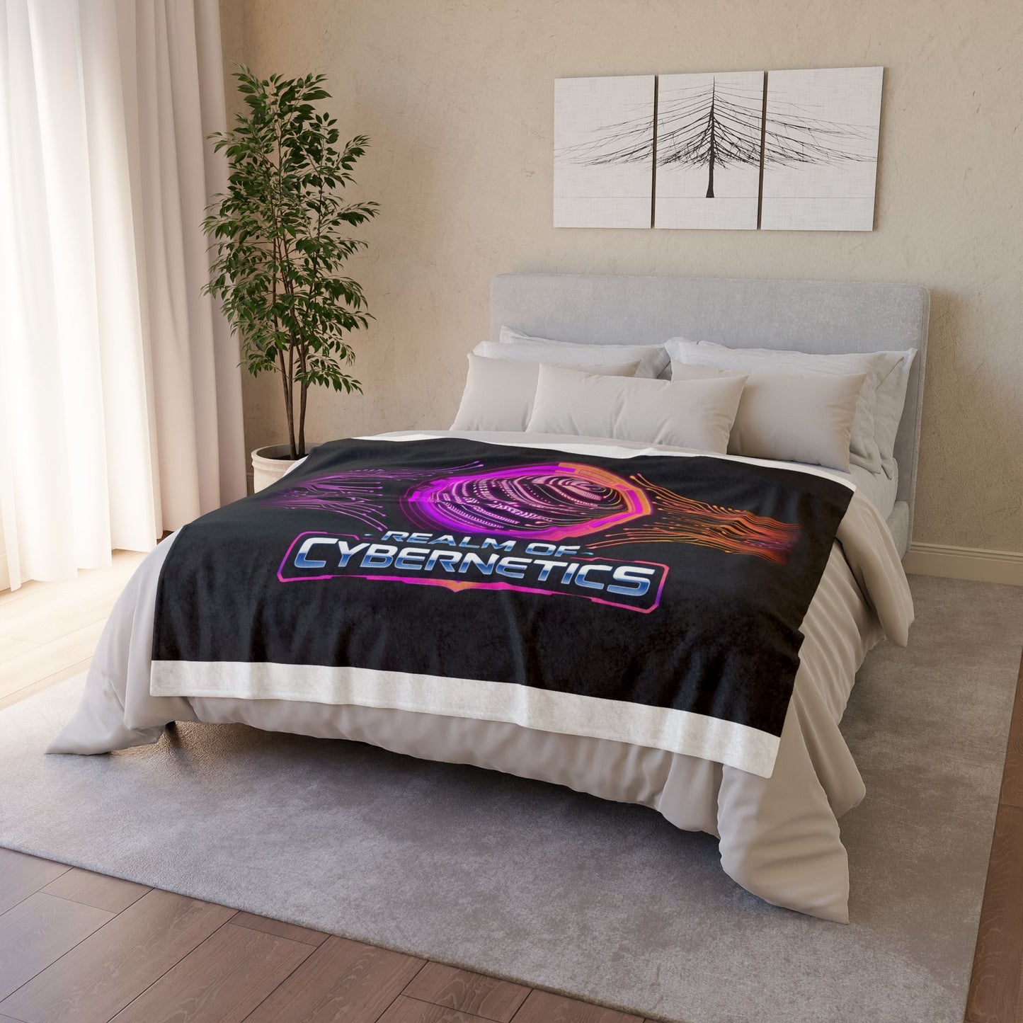 Realm of Cybernetics Plush Blanket