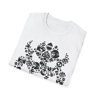 B Skull Mosaic Tee