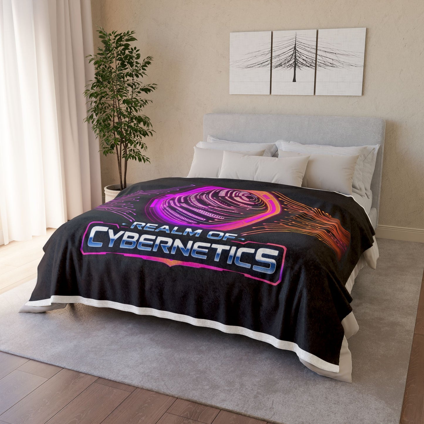 Realm of Cybernetics Plush Blanket