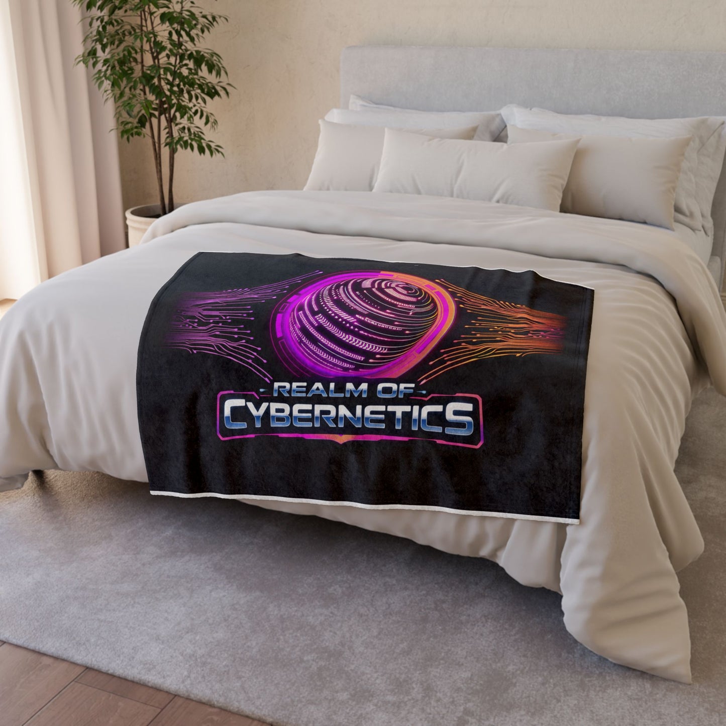 Realm of Cybernetics Plush Blanket