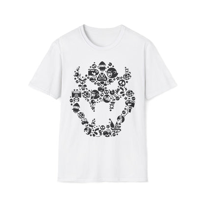 B Skull Mosaic Tee
