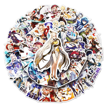 10/30/50PCS Genshin Stickers