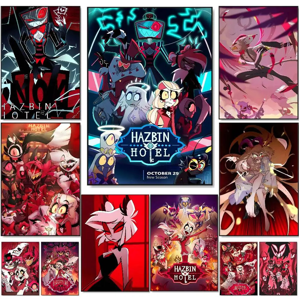 Anime H-Hazbin H-Hotel Poster