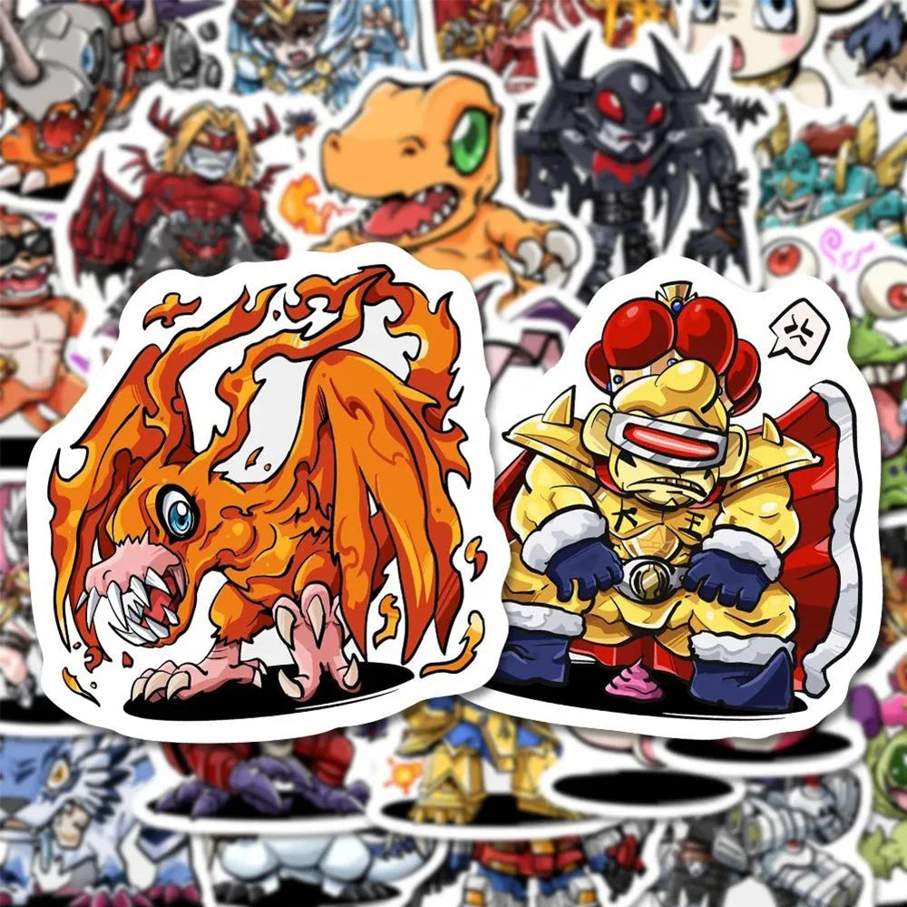10/30/54pcs Anime Digimon Adventure Stickers