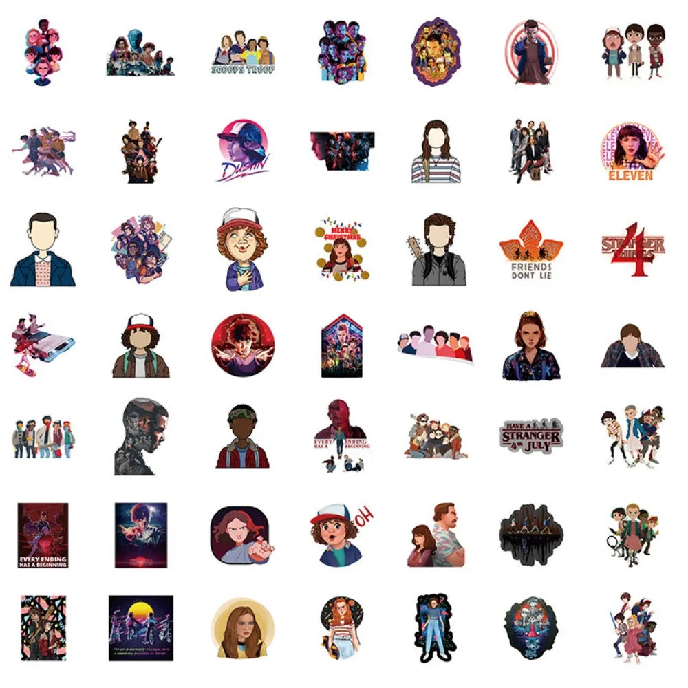 50PCS Stranger Stickers