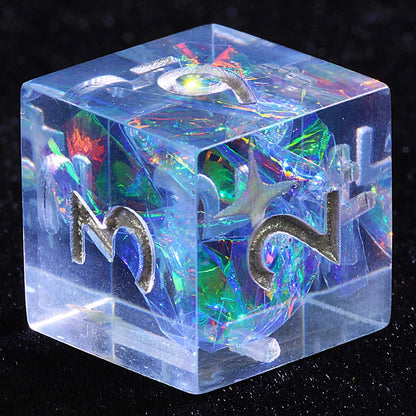 Celestial Cross 9 Polyhedral Set D&D Dice