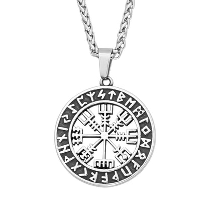 Nordic  Viking Amulet Necklace Stainless Steel