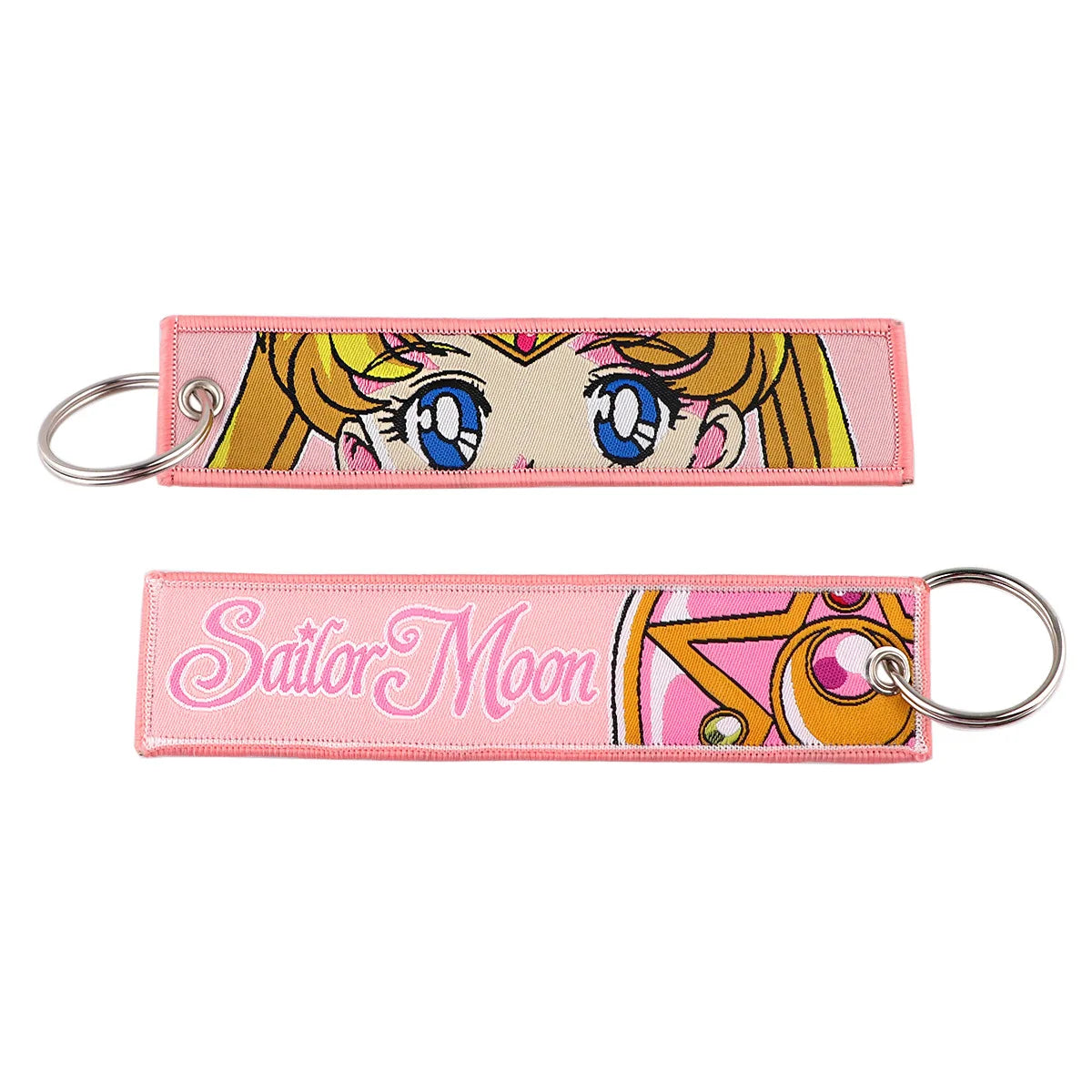S Moon Keychains
