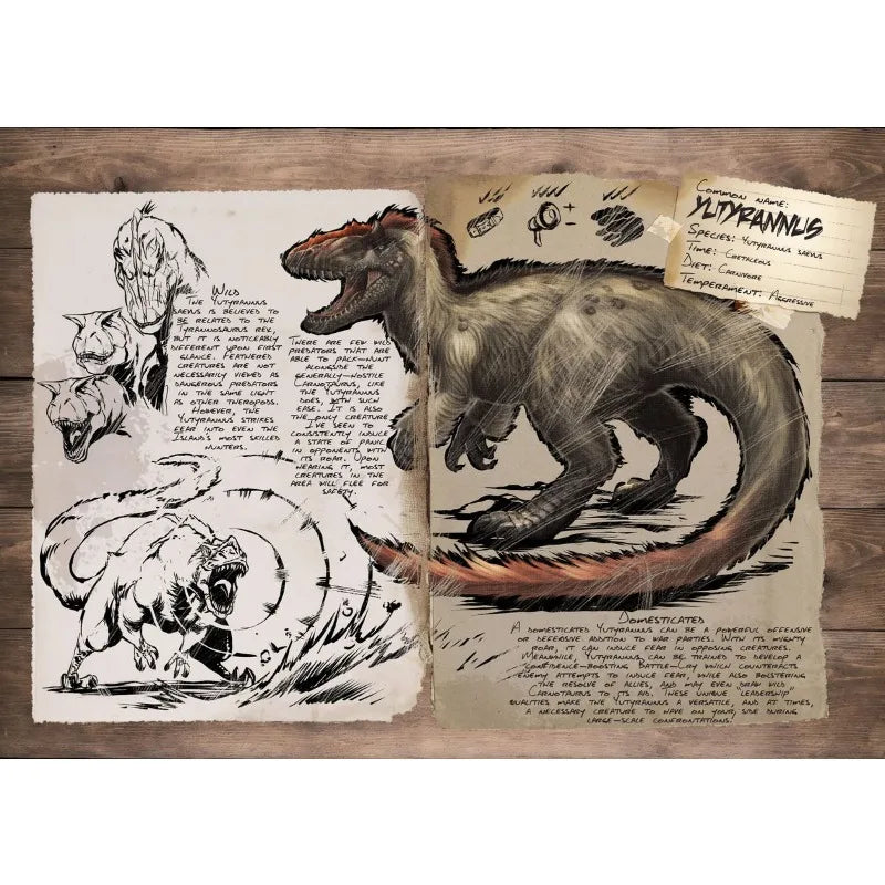 ARK Survival Evolved Art Dinosaur Series Posters