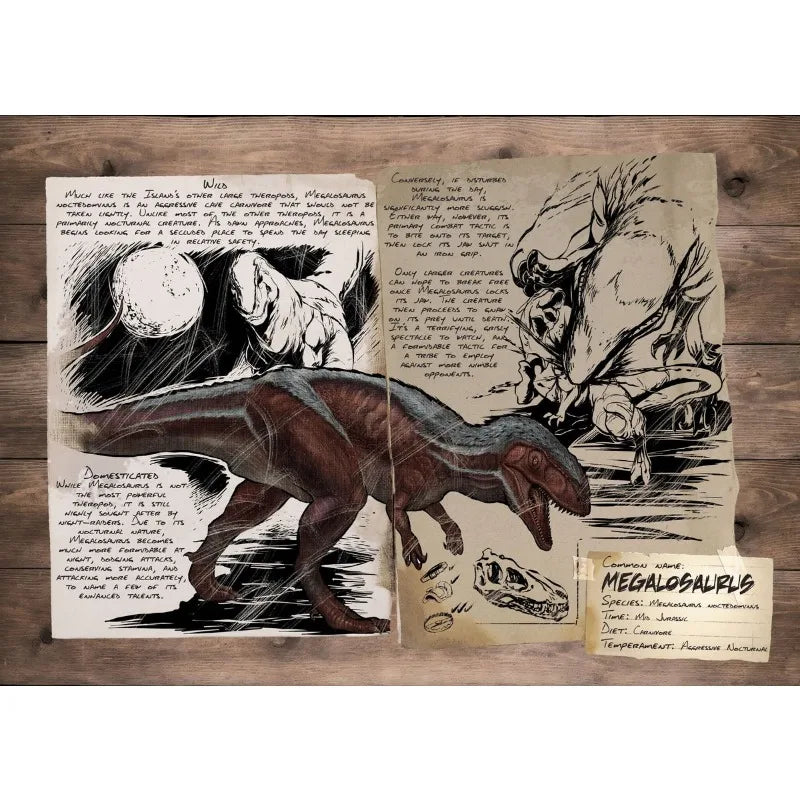 ARK Survival Evolved Art Dinosaur Series Posters