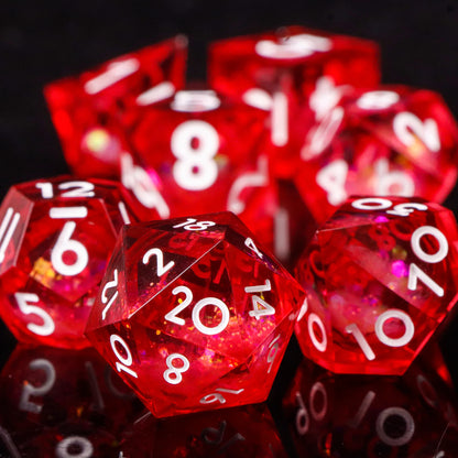 Dice 7pcs Handmade. Many varieties to choose from.