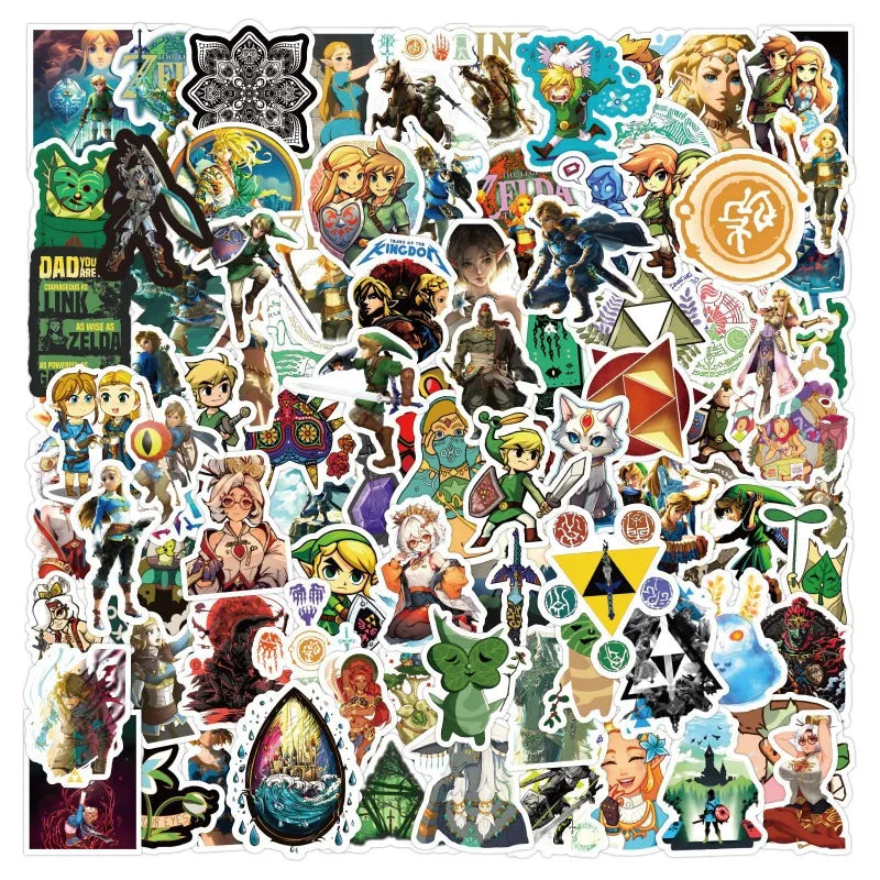 120pcs Game‌The Legend of Zelda‌ Stickers