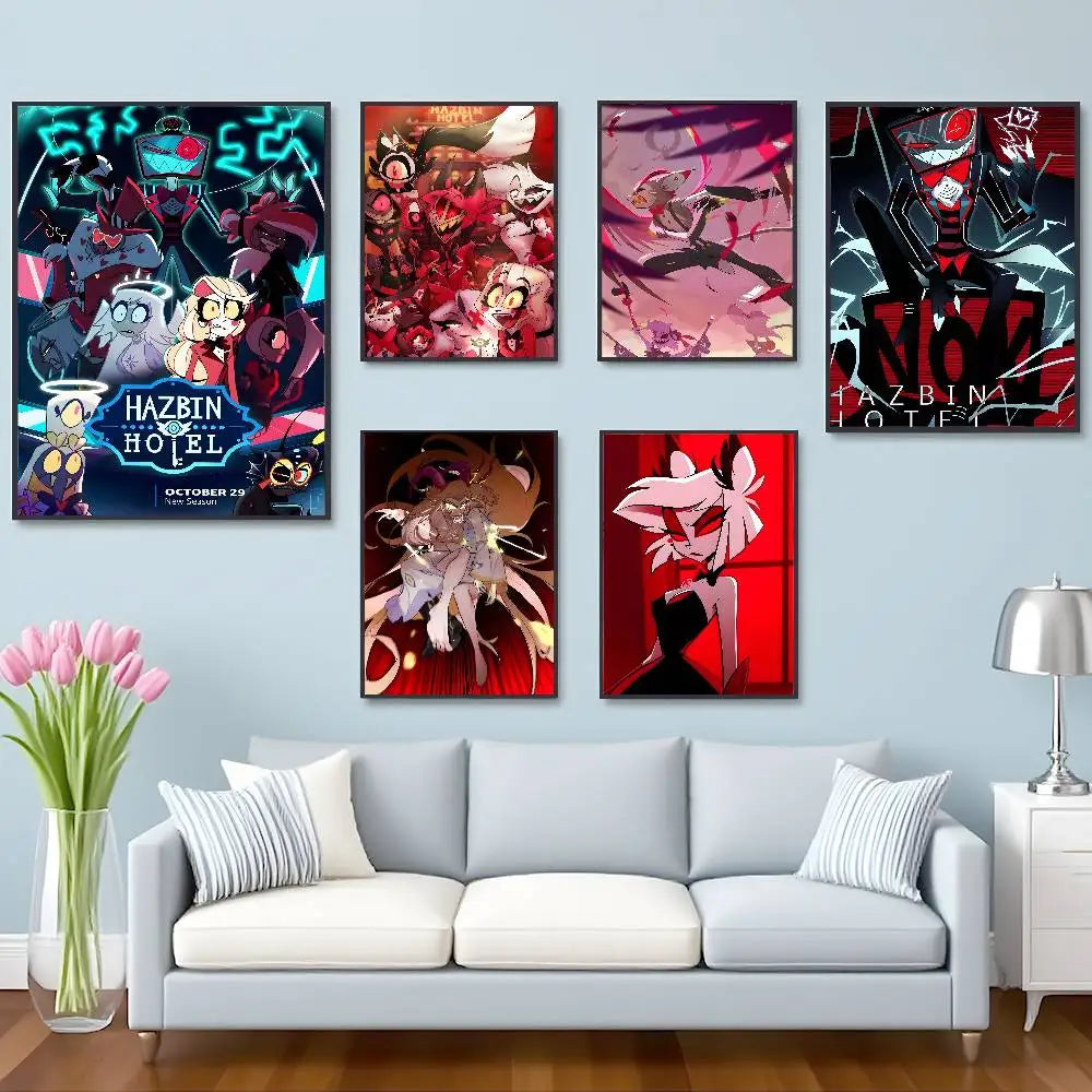 Anime H-Hazbin H-Hotel Poster