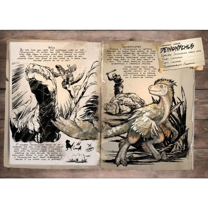 ARK Survival Evolved Art Dinosaur Series Posters