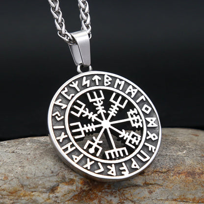 Nordic  Viking Amulet Necklace Stainless Steel