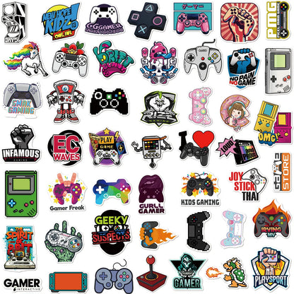 50PCS  Video Game Stickers