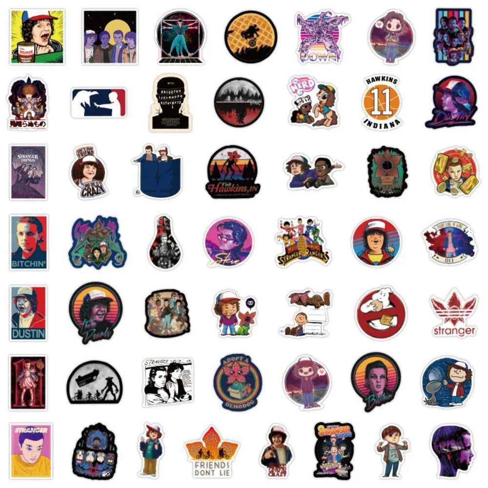 50PCS Stranger Stickers