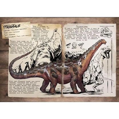 ARK Survival Evolved Art Dinosaur Series Posters