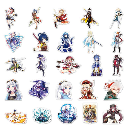 10/30/50PCS Genshin Stickers
