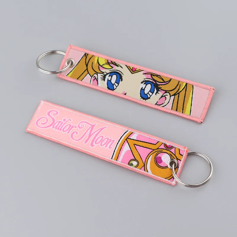 S Moon Keychains