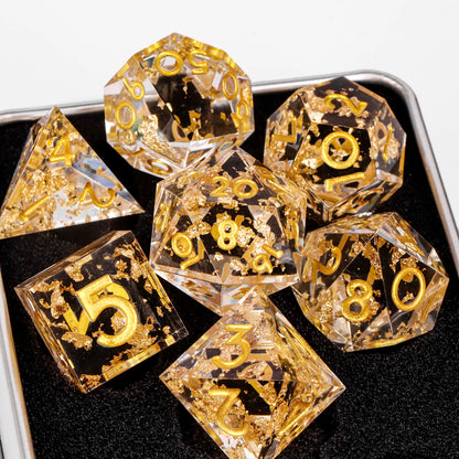 Dice 7pcs Handmade. Many varieties to choose from.