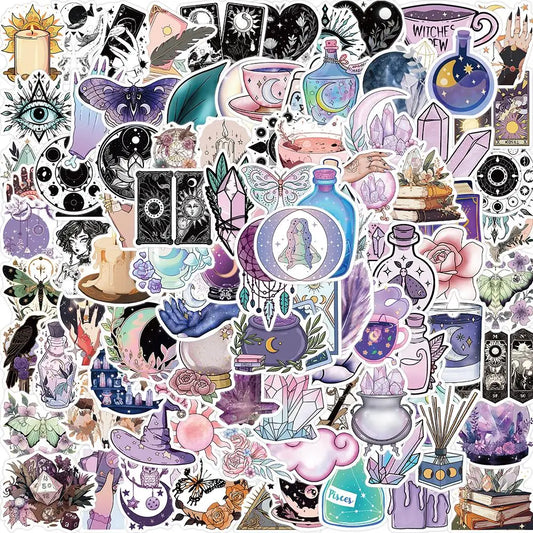 50/100pcs WitchyStickers