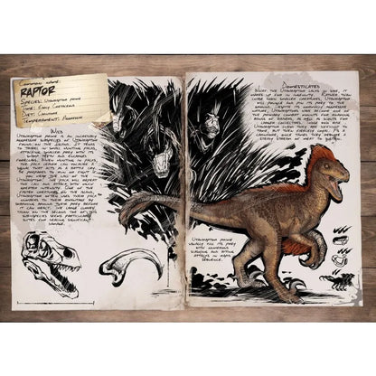 ARK Survival Evolved Art Dinosaur Series Posters
