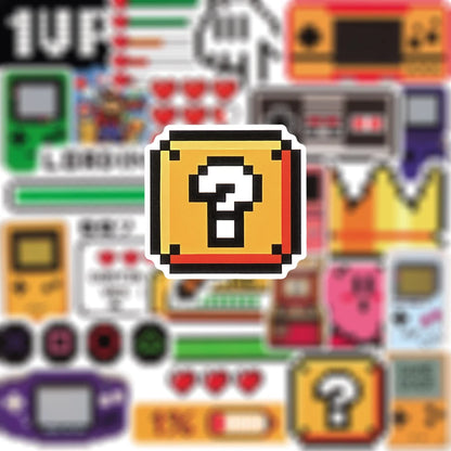 50PCS Classic Gaming Console Cartoon Stickers