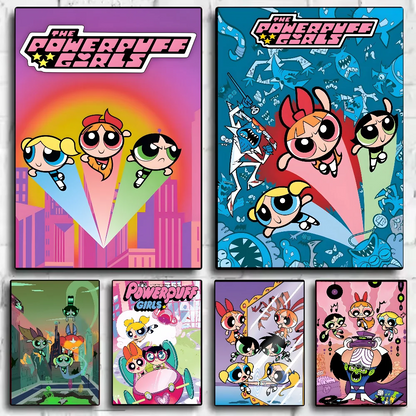 The Cartoon PPG Posters