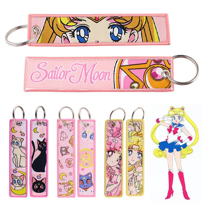S Moon Keychains