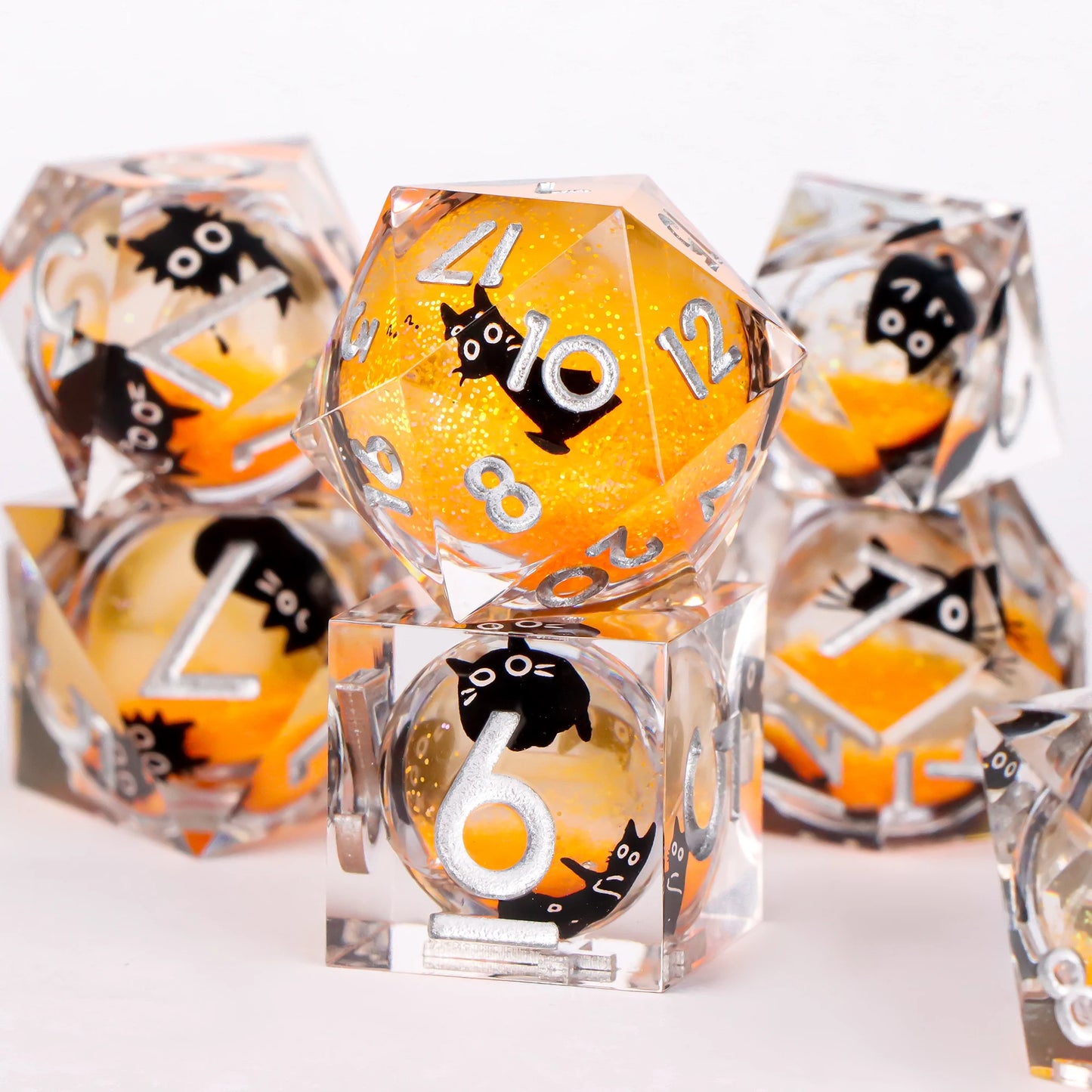 Dice 7pcs Handmade. Many varieties to choose from.