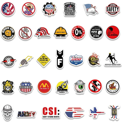 98PCS Fun Safety Stickers