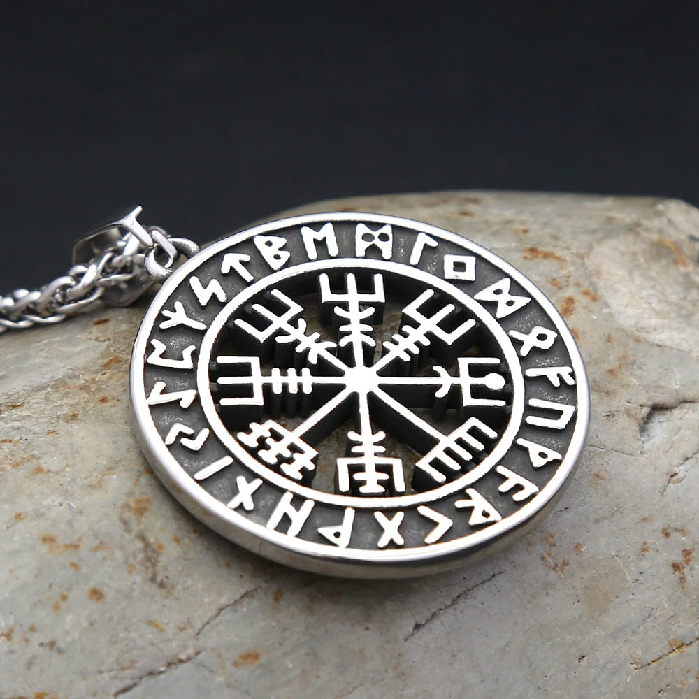 Nordic  Viking Amulet Necklace Stainless Steel