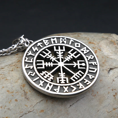 Nordic  Viking Amulet Necklace Stainless Steel