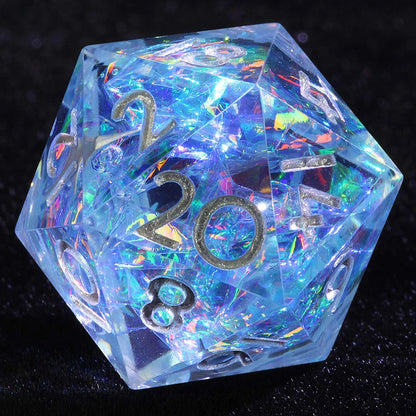 Celestial Cross 9 Polyhedral Set D&D Dice
