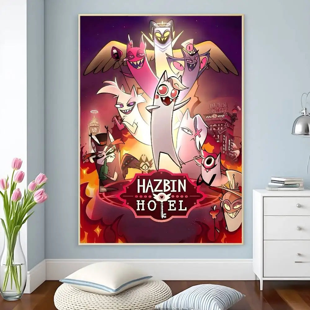 Anime H-Hazbin H-Hotel Poster