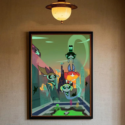 The Cartoon PPG Posters