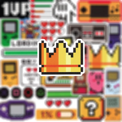 50PCS Classic Gaming Console Cartoon Stickers