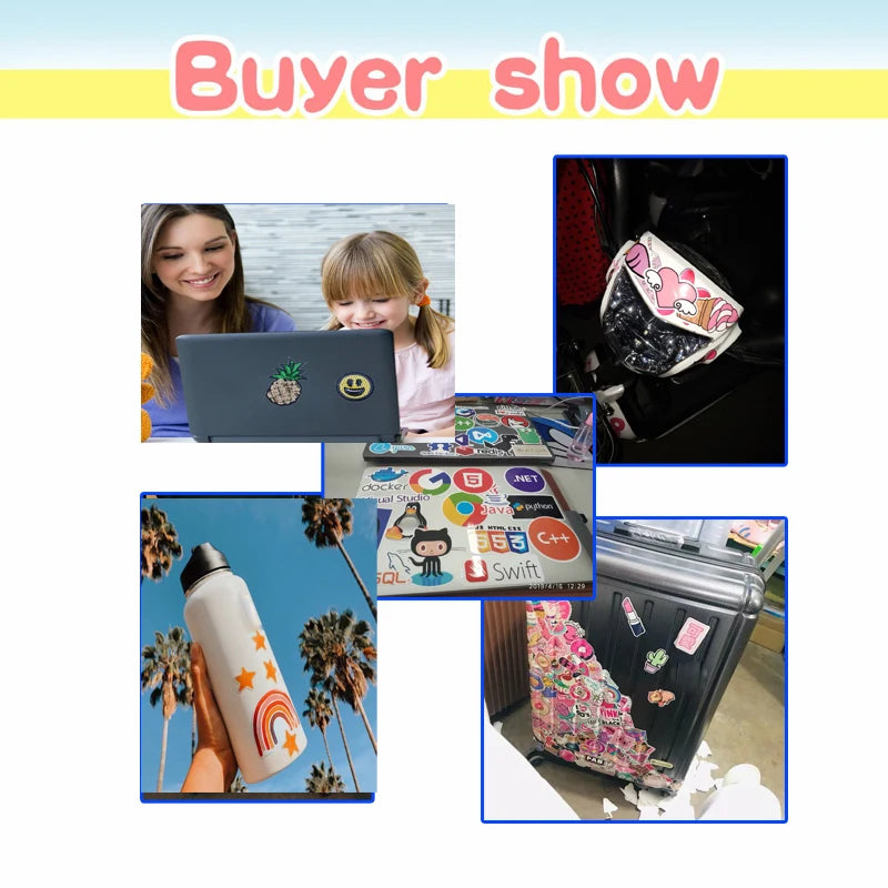 50/100pcs WitchyStickers