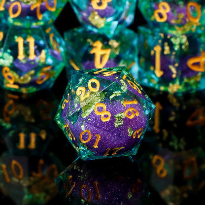 Dice 7pcs Handmade. Many varieties to choose from.