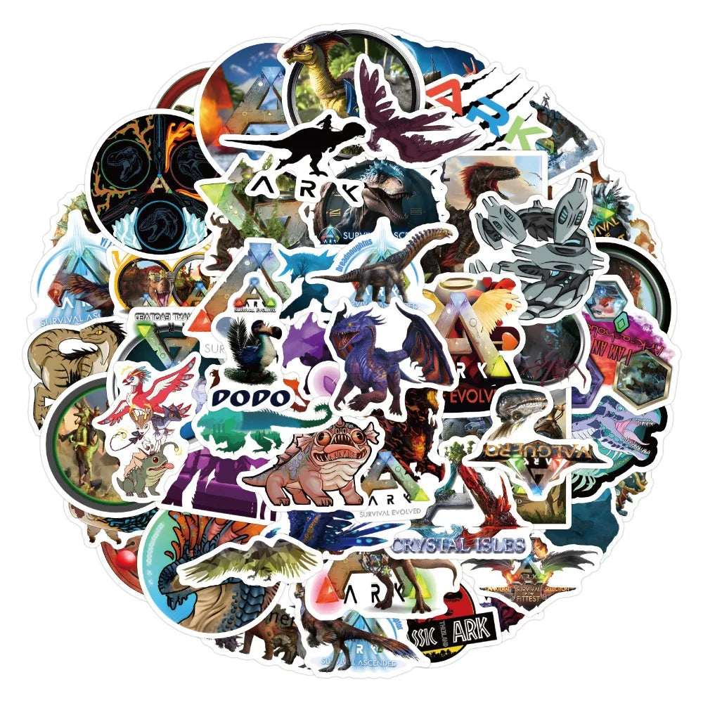 10/60Pcs Ark Survival Evolved Stickers