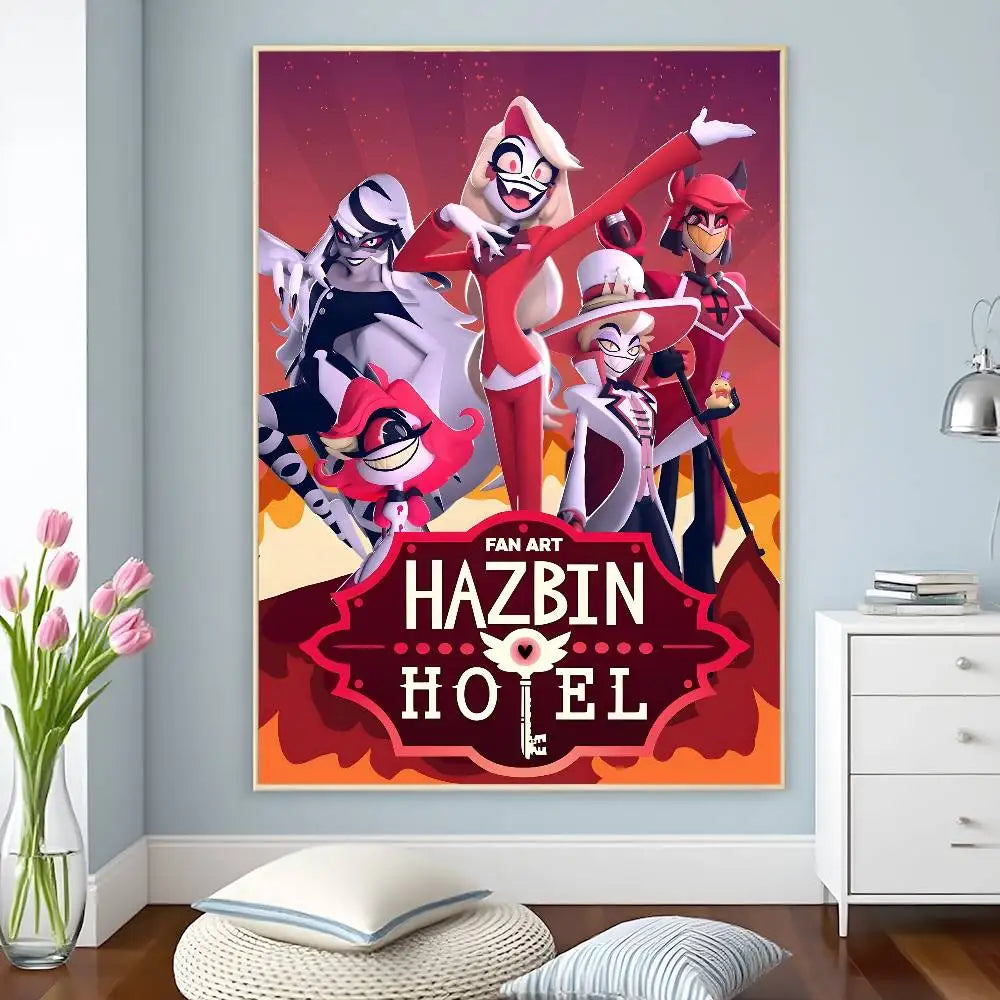 Anime H-Hazbin H-Hotel Poster