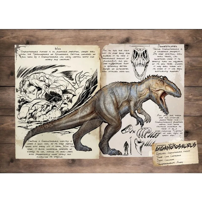 ARK Survival Evolved Art Dinosaur Series Posters