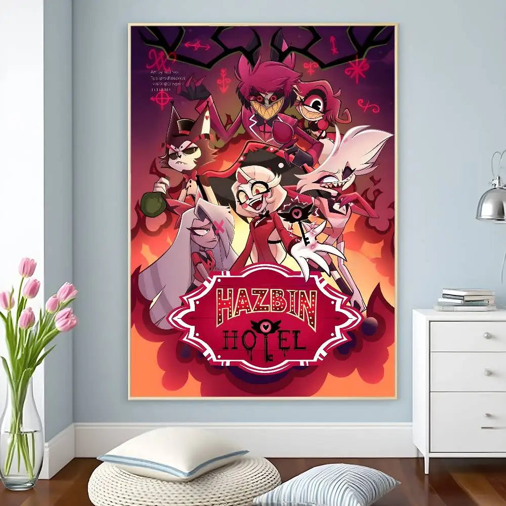 Anime H-Hazbin H-Hotel Poster