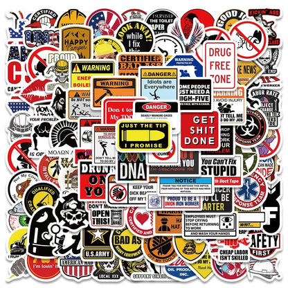 98PCS Fun Safety Stickers