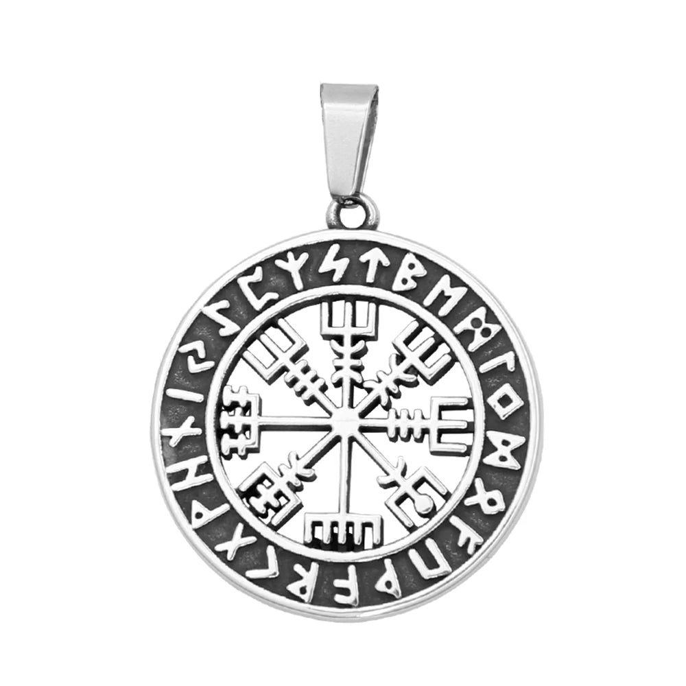 Nordic  Viking Amulet Necklace Stainless Steel