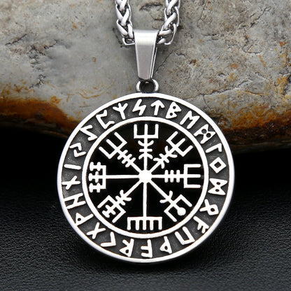 Nordic  Viking Amulet Necklace Stainless Steel