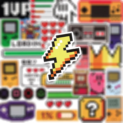 50PCS Classic Gaming Console Cartoon Stickers