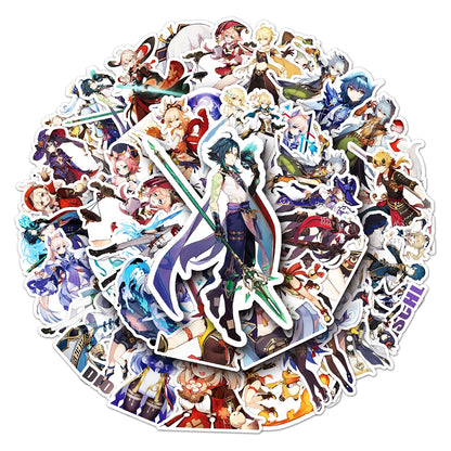 10/30/50PCS Genshin Stickers